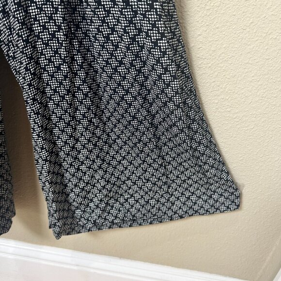 MAEVE for Anthropologie Myka Black Print Wide Leg Jumpsuit with Tie Size 8 - Picture 6 of 12